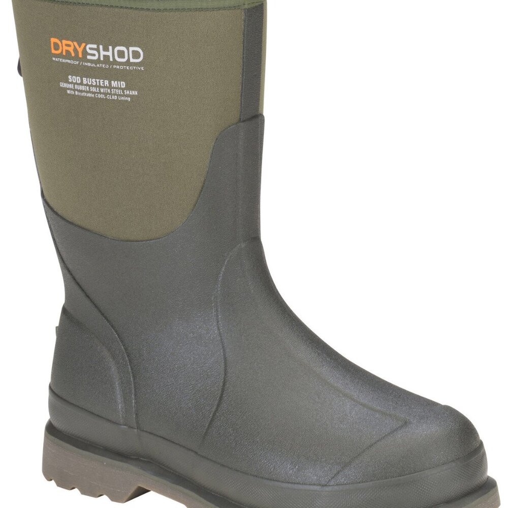 NEW Boots Dryshod Sodbuster Mid Men's 8